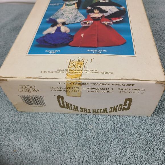 Gone with the Wind World Doll Limited Edition doll Rare Vintage 1989 Collectible - Picture 11 of 14